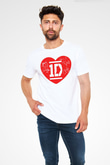 One Direction Beyaz Unisex Tişört T-Shirt - TişörtFabrikası