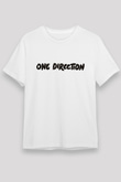 One Direction Beyaz Unisex Tişört T-Shirt - TişörtFabrikası
