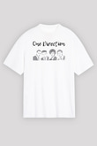 One Direction Beyaz Unisex Tişört T-Shirt - TişörtFabrikası
