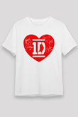 One Direction Beyaz Unisex Tişört T-Shirt - TişörtFabrikası