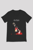 One Direction Siyah Unisex V Yaka Tişört T-Shirt