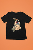 One Piece Baskılı Unisex Siyah Çocuk Tişört - Tshirt