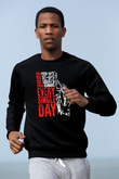 One Punch Man Siyah Unisex Sweatshirt