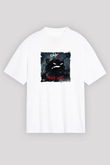 Onyx Baskılı Unisex Beyaz Tişört