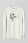 Opeth Beyaz Unisex Sweatshirt
