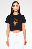 Opeth Siyah Crop Top Tişört