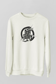 Orbit Culture Baskılı Beyaz Unisex Sweatshirt