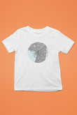 Orienteering Baskılı Unisex Beyaz Çocuk Tişört - Tshirt