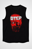 Otep Baskılı Unisex Siyah Kolsuz Tişört - Tshirt
