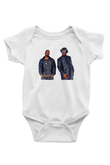 OutKast Baskılı Beyaz Unisex Bebek Body - Zıbın