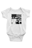 OutKast Baskılı Beyaz Unisex Bebek Body - Zıbın