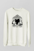 OutKast Baskılı Beyaz Unisex Sweatshirt