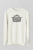 OutKast Baskılı Beyaz Unisex Sweatshirt