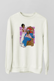 OutKast Baskılı Beyaz Unisex Sweatshirt