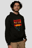 OutKast Baskılı Unisex Siyah Hoodie
