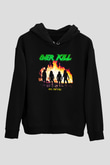 Overkill Siyah Unisex Hoodie