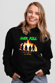 Overkill Siyah Unisex Hoodie