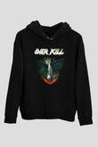 Overkill Siyah Unisex Hoodie
