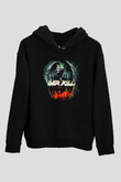 Overkill Siyah Unisex Hoodie