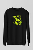 Overkill Siyah Unisex Sweatshirt