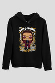 Ozzy Osbourne Baskılı Unisex Siyah Hoodie