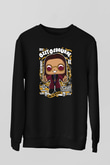 Ozzy Osbourne Baskılı Unisex Siyah Sweatshirt