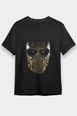 Paintball Baskılı Unisex Siyah Tişört - Tshirt