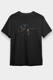 Paintball Baskılı Unisex Siyah Tişört - Tshirt