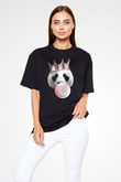 Panda Siyah Unisex Tişört T-Shirt - TişörtFabrikası