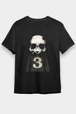 Panda Siyah Unisex Tişört T-Shirt - TişörtFabrikası