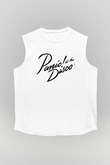 Panic at the Disco Beyaz Unisex Kolsuz Tişört