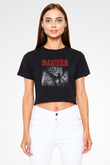 Pantera Siyah Crop Top Tişört