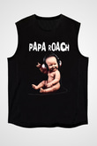 Papa Roach Siyah Unisex Kolsuz Tişört