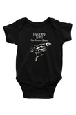 Paradise Lost Baskılı Unisex Siyah Bebek Body - Zıbın