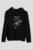 Paradise Lost Baskılı Unisex Siyah Kapüşonlu Sweatshirt