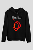 Paradise Lost Baskılı Unisex Siyah Kapüşonlu Sweatshirt