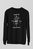 Paradise Lost Baskılı Unisex Siyah Sweatshirt