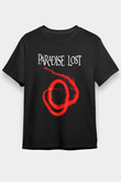 Paradise Lost Baskılı Unisex Siyah Tişört - Tshirt