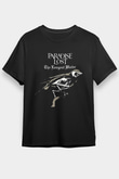 Paradise Lost Baskılı Unisex Siyah Tişört - Tshirt