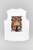 Paramore Hayley Williams Baskılı Unisex Beyaz Kolsuz Tişört