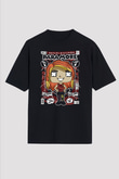 Paramore Hayley Williams Baskılı Unisex Siyah Oversize Tişört