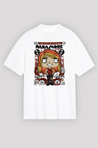 Paramore Hayley Williams Baskılı Unisex Beyaz Oversize Tişört