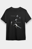 Parkour Baskılı Unisex Siyah Tişört - Tshirt