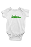 Parks and Recreation Baskılı Beyaz Unisex Bebek Body - Zıbın