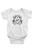 Paskalya Baskılı Beyaz Unisex Bebek Body - Zıbın