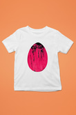 Paskalya Baskılı Beyaz Unisex Beyaz Çocuk Tişört - Tshirt