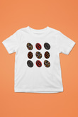 Paskalya Baskılı Beyaz Unisex Beyaz Çocuk Tişört - Tshirt