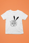 Paskalya Baskılı Beyaz Unisex Beyaz Çocuk Tişört - Tshirt
