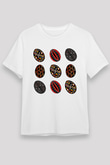 Paskalya Baskılı Unisex Beyaz Tişört - Tshirt
