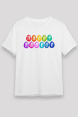 Paskalya Baskılı Unisex Beyaz Tişört - Tshirt